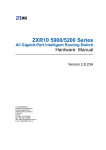 ZXR10 5900/5200 Series All Gigabit