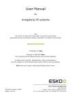 Kongsberg XP, User Manual - Product Documentation