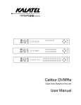 Calibur DVMRe - Fitch Security Integration