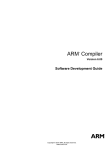ARM ® Compiler Software Development Guide