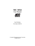 MC-MXI User Manual - National Instruments