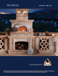 User Manual - Outdoor Pizza Oven