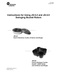 JS-5.2 & JS-4.0 Swinging Bucket Rotors