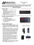 User Manual - AmpliVox Portable Sound Systems
