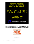 Star Waves Pro II User manual
