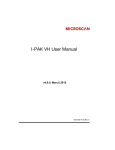I-PAK VH User Manual