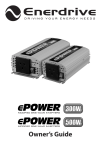 ePOWER Modified Sine Wave Inverter User Manual