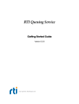RTI Queuing Service - Community RTI Connext Users