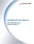 QuickWorks® User Manual with SpDE Reference