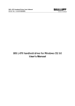 BIS L-870 handheld driver - User`s Manual v1.0