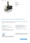 Product Leaflet: with 30-pin connector Original radio mini