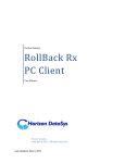 RollBack Rx PC Client