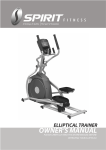 user manual - Dyaco Spirit