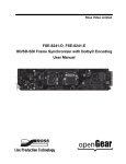FSE-8241-D and FSE-8241-E User Manual