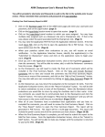 ARM Chairperson User`s Manual Key Points