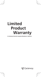 Limited Product Warranty