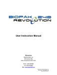 User`s Manual - BioPak 240 Revolution