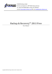 Backup & Recovery™ 2013 Free
