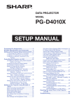 PG-D4010X Operation-Manual Setup-Guide GB