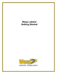 Wasp Labeler User Manual - Wasp Barcode Technologies