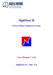 OptiNest Manual