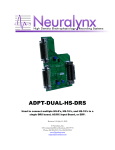 ADPT-Dual-HS-DRS User Manual