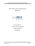 CIRCA Scientific Temperature Monitor User Manual