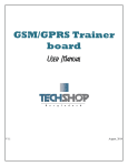 GSM/GPRS Trai board GSM/GPRS Trainer board RS