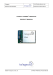 Telegesis ETRX357-HR Datasheet