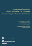 Supplemental Manuals for Digital Photographic Documentation