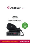 Manual Albrecht AE4200R (www.cbradio.nl)