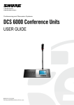 User Manual DCS 6000 Conference Units rev L