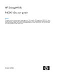 P4000 VSA user guide