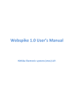 Webspike 1.0 User`s Manual