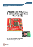 LPC2292 SO-DIMM uClinux & uClinux Prototype Board User`s Guide