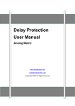 DP555 Time Delay Protection User Manual