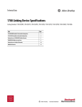 1788 Linking Device Specifications Technical Data