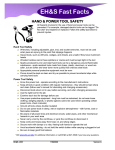 Hand & Power Tool Safety