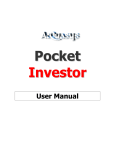 Pocket Investor - User Manual