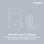 PIR-SD User`s Manual