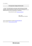 E8 Emulator Additional Document for User`s Manual Notes on