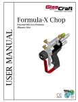 23750-03 FORMULA Chopper Gun User Manual