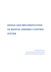 design and implementation of manual assembly control system