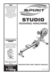 Studio Rower - Spirit Fitness