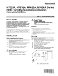 Series 2000 Humidity/Temperature Sensors