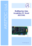 Multifunction Data Acquisition PC Board AD25HAL