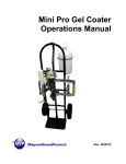 Mini Pro Gelcoater Operations Manual