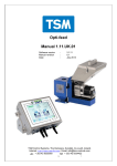 Optifeed Manual - TSM Control Systems