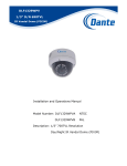 DLF1329WPV 1/3” D/N 690TVL Installation and