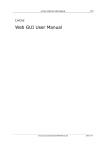 Web GUI User Manual